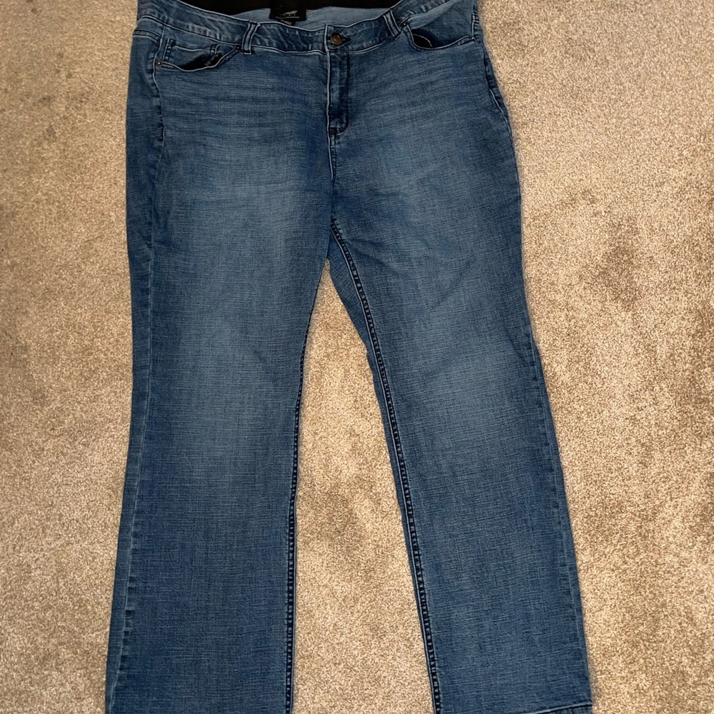 Venezia Blue Straight Leg Jeans Classic Style Size 22‎ - Picture 2 of 6